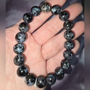 10mm Indego Gabbro(Mystic Merlinite) 🧙‍♀️🪄🧹 Bracelet
